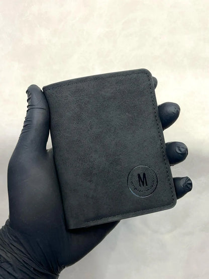 Men’s leather bi fold wallet