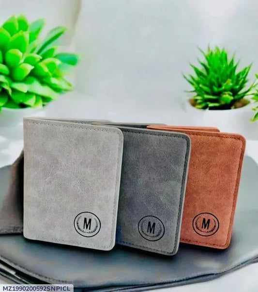 Men’s leather bi fold wallet