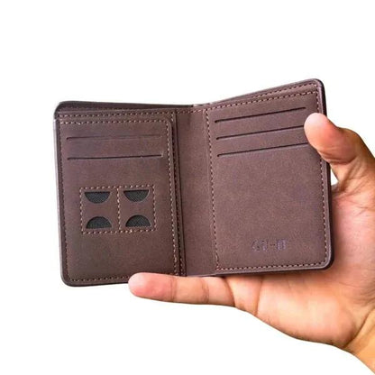 Men’s leather bi fold wallet