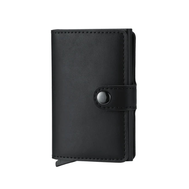 Pop Up Wallet with Coin Compartment RFID Protection Credit Card Holder Wallet for men