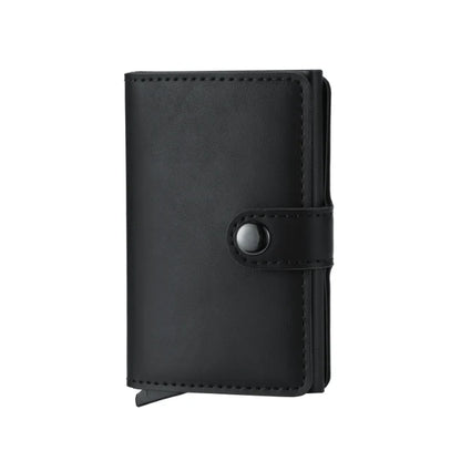 Pop Up Wallet with Coin Compartment RFID Protection Credit Card Holder Wallet for men