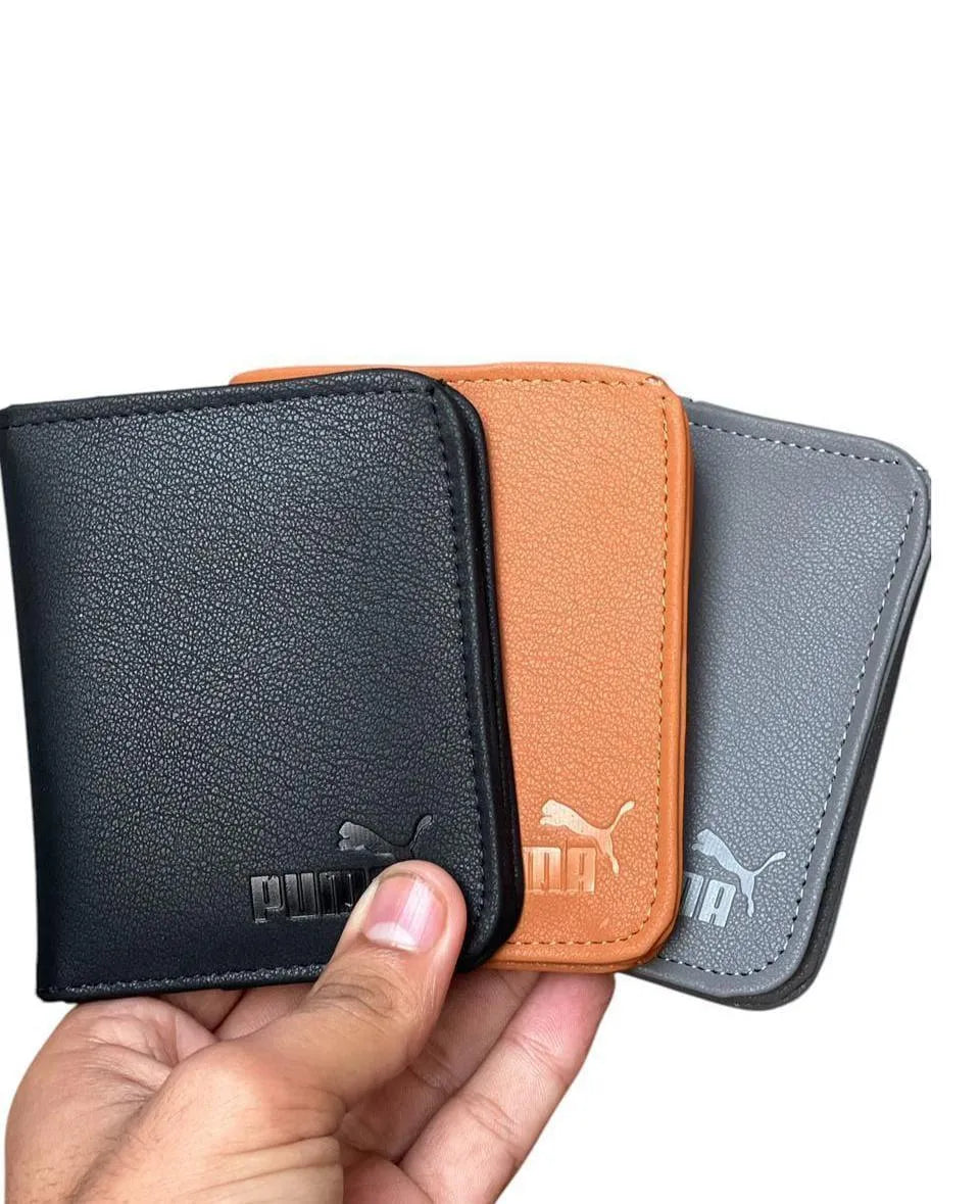 Men's Leather Tri-Fold Wallet