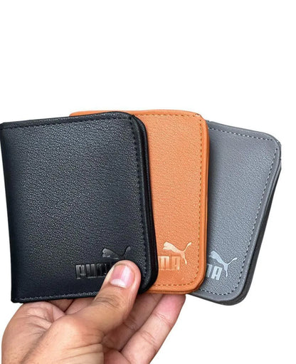 Men's Leather Tri-Fold Wallet