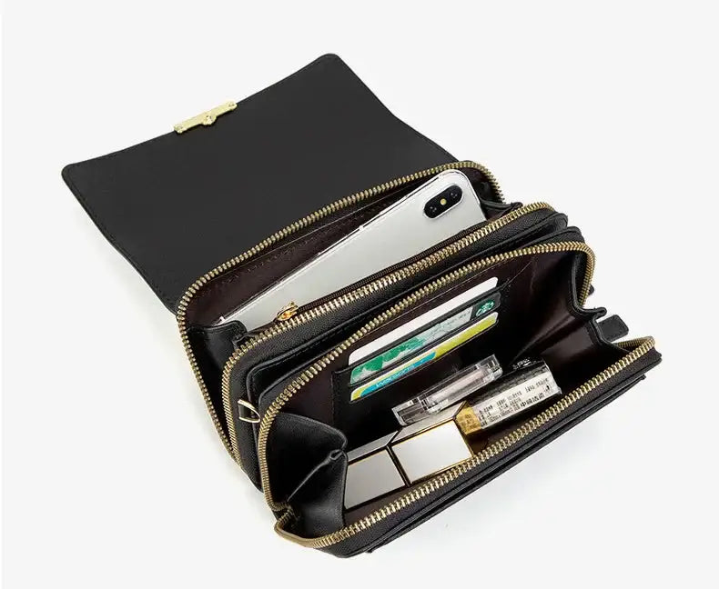 Charsole Large Capacity Double Zipper Wallet for Women - FY870